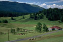 Agriculture : Paysage La Simard pr�s fauches