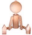 Jouet : marionette (�bauche pantin) V